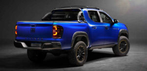 Foto da traseira da Fiat Titano New Holland
