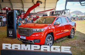 Foto da Rampage vermelha na Agrishow