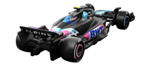 Foto do Hot Wheel da escuderia Alpine da Formula 1