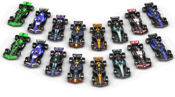 Foto de capa dos modelos Formula 1 e Hot Wheels