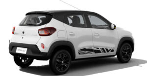 Foto da traseira do Renault Kwid Iconic 2026