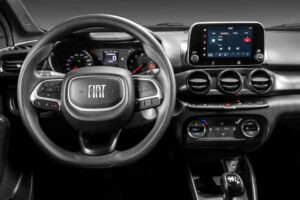 Foto do painel do Fiat Argo Drive 2026