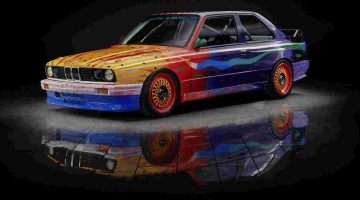 Foto de capa da arte de Ken Done feita no BMW M3