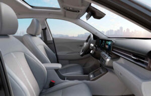 Foto do interior do Hyundai Kona Signature híbrido