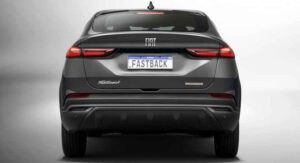 Foto da traseira do Fiat Fastback T200 2026
