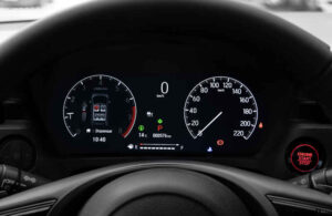 Foto do quadro de instrumentos do Honda HR-V 2026