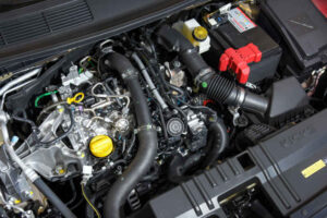 Foto do motor 1.0 turbo do novo Nissan Kicks 2026
