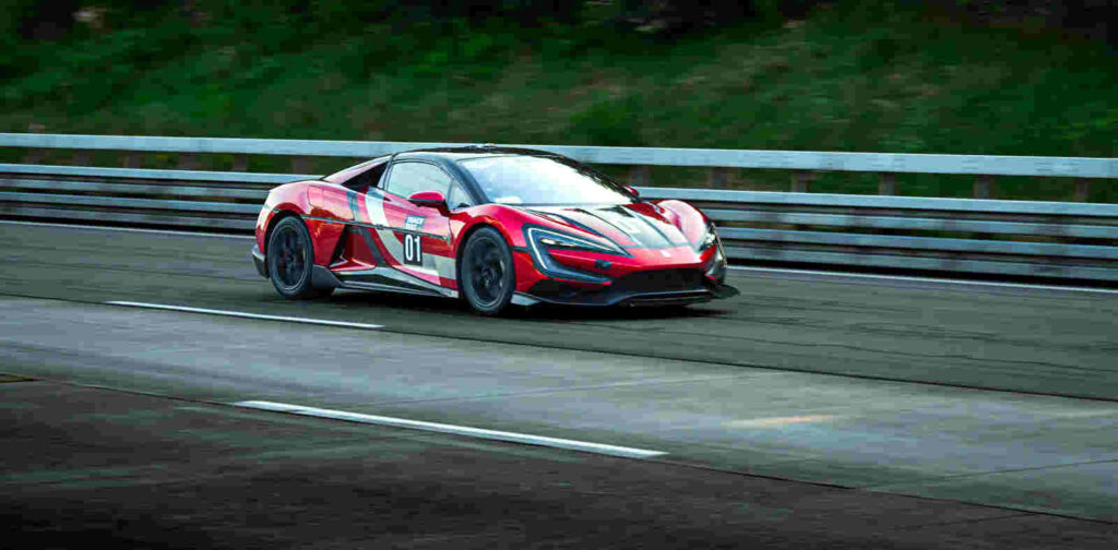 Foto de capa do Yangwang U9 Track Edition, que bateu o recorde velocidade para um carro elétrico