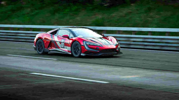 Foto de capa do Yangwang U9 Track Edition, que bateu o recorde velocidade para um carro elétrico