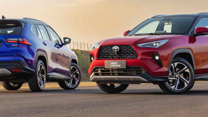 Foto do Toyota Yaris Cross XRX híbrido 2026
