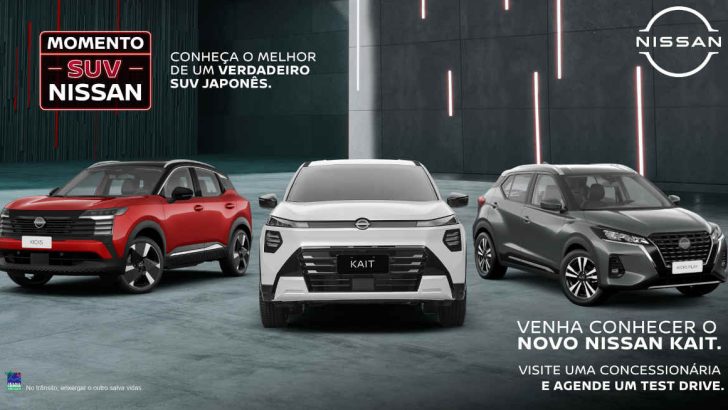 Arte da ação de vendas Momento SUV Nissan