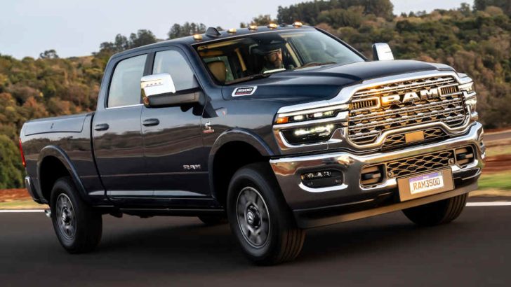 Foto da picape Ram 3500 2026