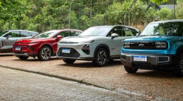 Foto dos SUVs elétricos da Chevrolet