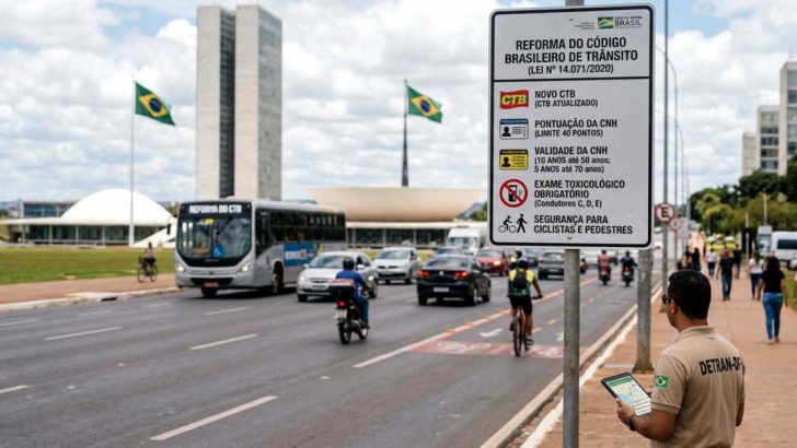 Imagem ilustrativa da reforma do Código de Trânsito Brasileiro