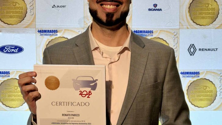 Foto de Renato Parizzi, um dos mais admirados jornalistas do setor automotivo do Brasil em 2026