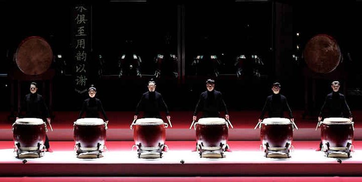 Foto da apresentação da Orquestra Chinesa de Xangai no Brasil